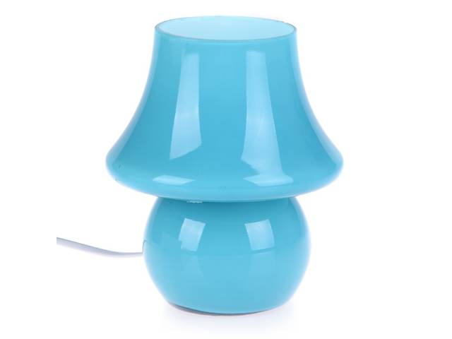 Настольная лампа классическая прикроватная Brille 60W TL-167 Синий