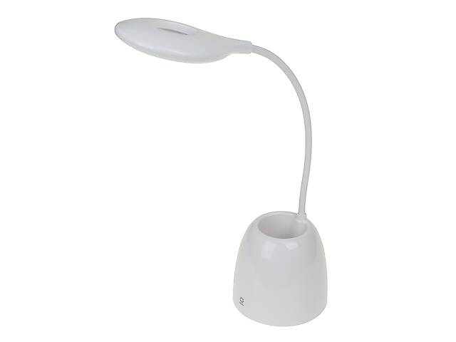 Настольная лампа LED в современном стиле на батарейках USB разъемом Brille 4W SL-94 Белый