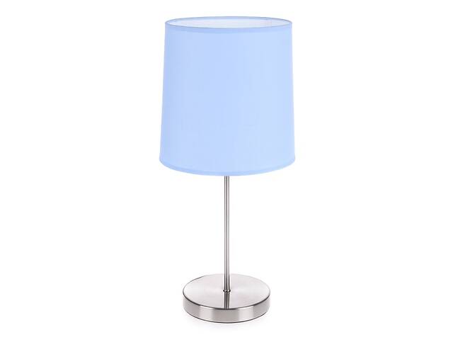 Настольная лампа минимализм с абажуром Brille 60W TL-183 Никель