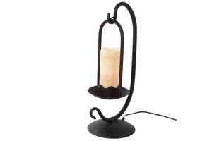 Настольная лампа свеча Brille 60W BKL-221 Черный