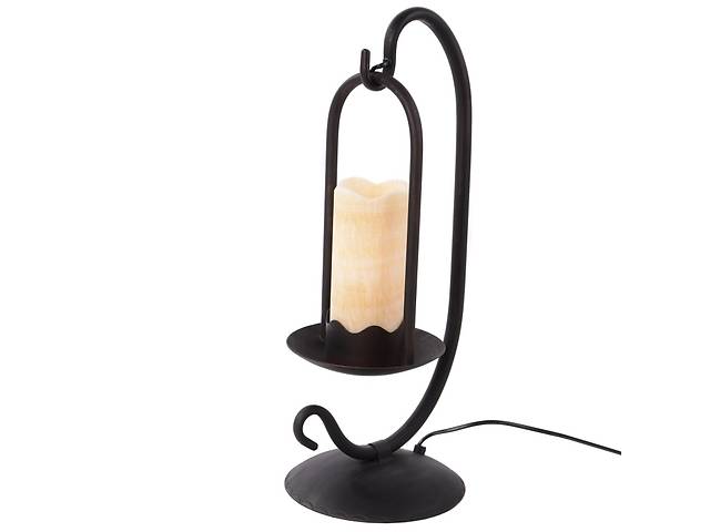 Настольная лампа свеча Brille 60W BKL-221 Черный
