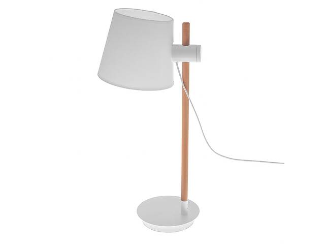 Настольная лампа в современном стиле Brille 60W BKL-644 Коричневый