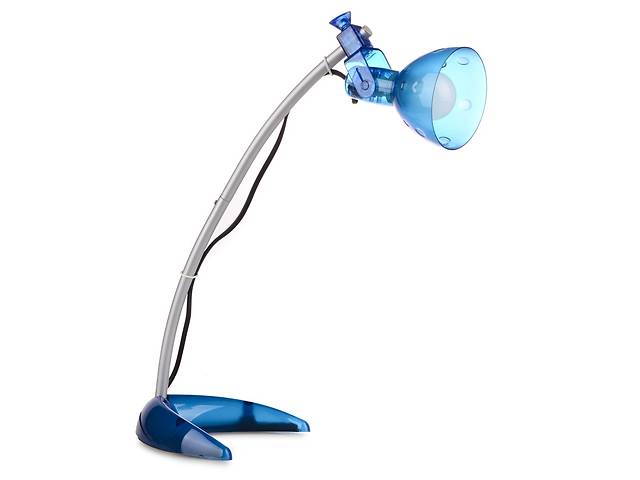 Настольная лампа в современном стиле офисная Brille 40W MTL-19 Синий