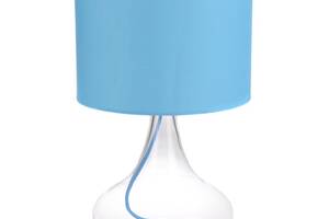 Настольная лампа в современном стиле с абажуром Brille 60W TL-138 Бесцветный