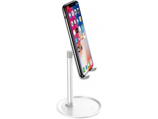 Настольный держатель Hoco PH15 Aluminum Alloy Table Stand Silver (Код товара:20287)