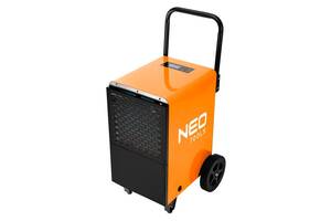 Neo Tools Осушувач повітря промисловий, 750Вт, 180м2, 300 м3/год, 50л/добу, безперервний злив, LCD дисплей, прогр.
