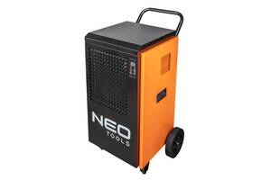 Neo Tools Осушитель воздуха промышленный, 950Вт, 250м2, 400 м3/ч, 70л/сутки, непрерывный слив, LCD дисплей, прогр.вре...