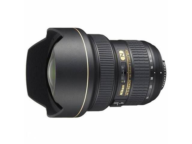 Объектив Nikon Nikkor AF-S 14-24mm f/2.8G ED Черный (JAA801DA)