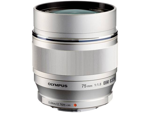 Объектив Olympus ET-M7518 75 мм 1:1.8 Silver (5971257)