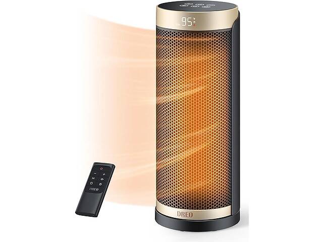 Обогреватель Dreo Space Heater,электрические обогреватели PTC мощностью 1500 Вт с термостатом, колебание 70