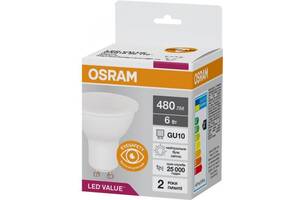 Osram Лампа светодиодная LED VALUE, PAR16, 6W