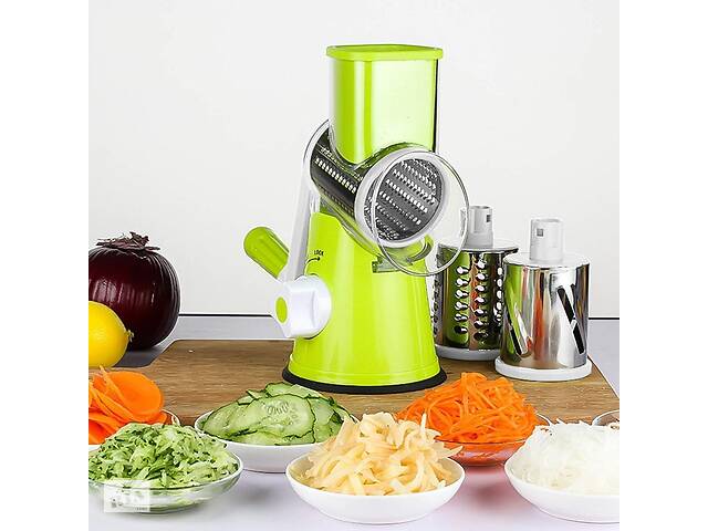 Овочерізка ручна Tabletop Drum Grater Kitchen Master. Терка, шинкування, подрібнювач, Фрукторезка, слайсер