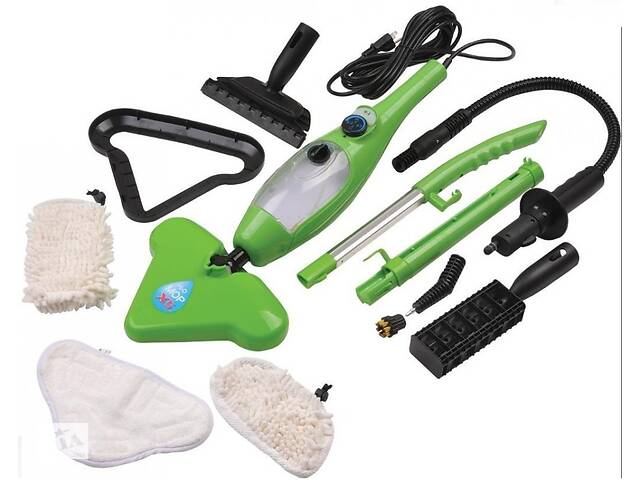 Паровая швабра H2O Master Steam Mop X5 Зеленый (hub_np2_1565)