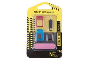 Переходник 5 в 1 microSIM ,nanoSIM