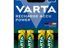 Перезаряжаемые батарейки АА VARTA ACCU AA 2600mAh BLI 4 шт N