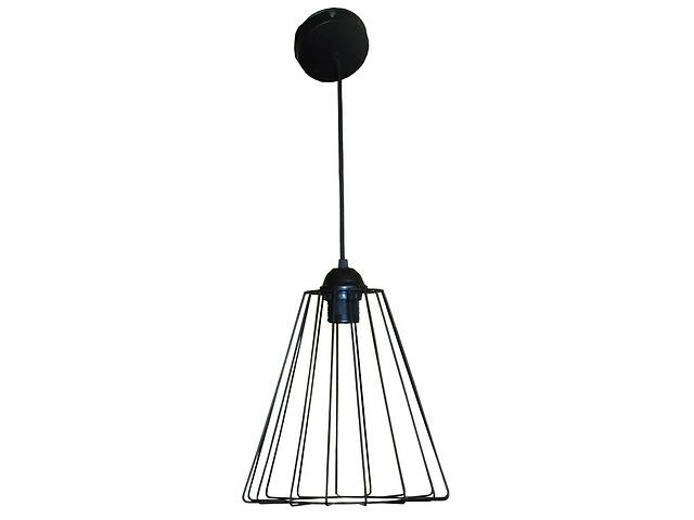 ELECTROPARK Подвесной металлический светильник, современный стиль, loft, vintage, modern style 'RUFF' Е27 черный цвет