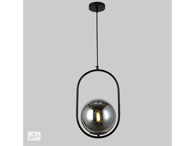 Подвесной светильник с чёрным шаром 20 см Lightled 916-40-1 BK+BK