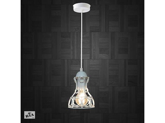 ELECTROPARK Подвесной светильник, индустриальный стиль стиль, loft, vintage 'RINGS-W' Е27 белый