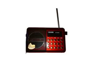Портативное аккумкляторное FM- радио coldyir cy-011 С разъемом для USB и карты памяти красное