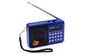 Портативное аккумкляторное FM- радио coldyir cy-011 С разъемом для USB и карты памяти синее