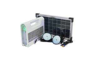 Портативный фонарь BRAZZERS BRPF-CF80/18, Solar panel 18W, LiFePO4 - 80Wh, DC: 2x3.2V, USB:: 1x5V/2A, 2x6W Led лампы...