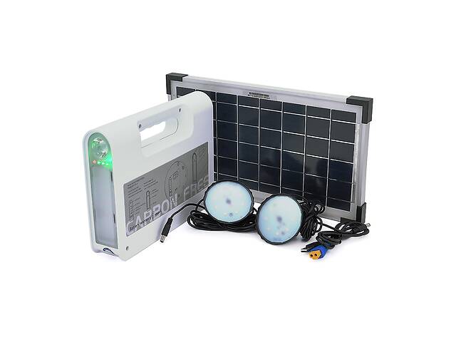 Портативный фонарь BRAZZERS BRPF-CF80/18, Solar panel 18W, LiFePO4 - 80Wh, DC: 2x3.2V, USB:: 1x5V/2A, 2x6W Led лампы...