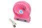 Портативный настольный вентилятор Portable Fan Mini со съемным аккумулятором розовый 150005 SKL118-374981