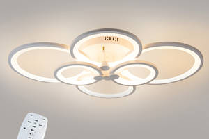 Потолочная LED люстра светильник светодиодный белый Sunlight 5332/2+2+2