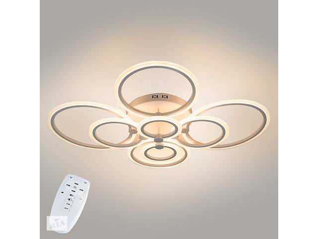 Потолочная LED люстра светильник светодиодный белый Sunlight 5333/2+2+2+2