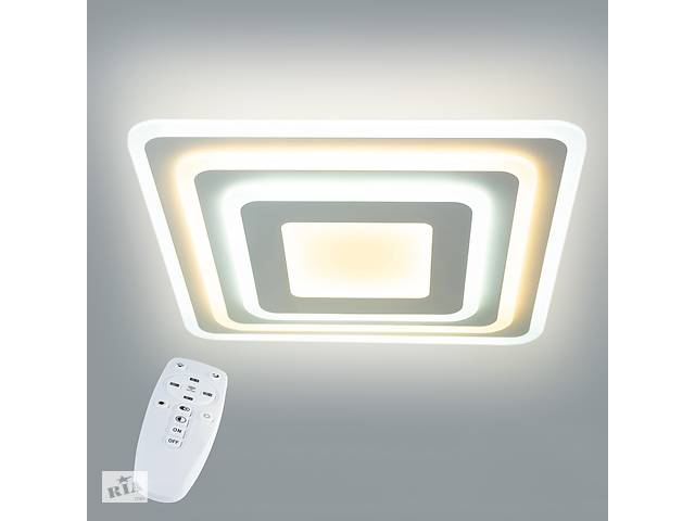 Потолочная LED люстра светильник светодиодный белый Sunlight 19718/500