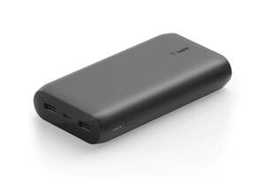 Повер Банк Портативное зарядное устройство Belkin USB C, 20 000 мАч, блок питания 20 КБ с входным и выходным