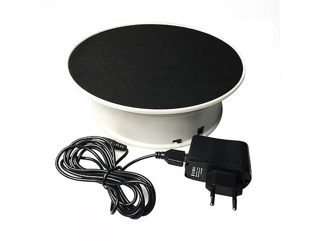 Поворотный стол для предметной съемки и 3D фото Heonyirry C366, диаметр 20 см, черный