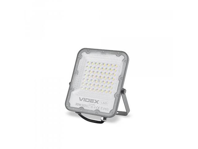 Прожектор Videx Premium F2 VL-F2-305G 30 Вт 5000 K Сірий (25957)
