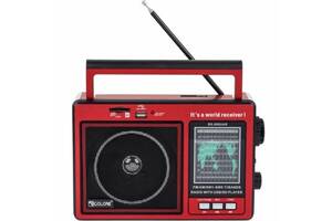 Радиоприемник Golon RX-006 MP3+USB+MicroSD от сети и батареек Red (3_03034)