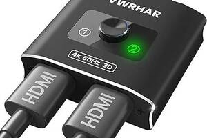 Розгалужувач VWRHar HW002 HDMI Switch 4K@60 Гц