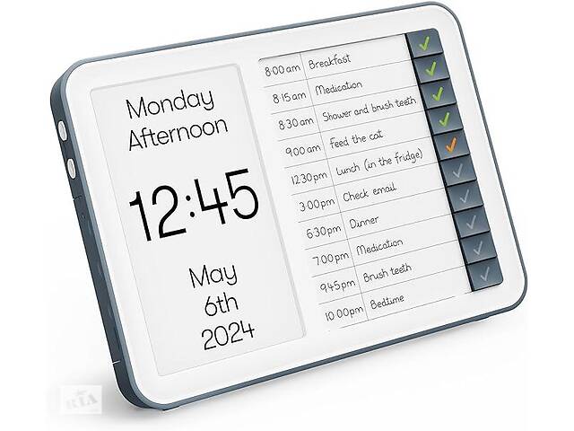 Relish Day - часы для слабоумия с диспетчером ежедневных задач, цифровые часы-календарь с большим экраном HD д