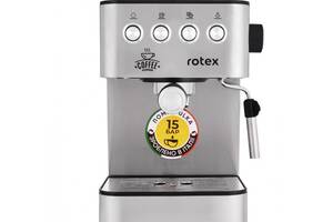 Рожковая кофеварка эспрессо Rotex RCM850-S Power Espresso