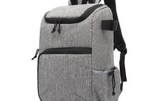 Рюкзак для фотоаппарата универсальный противоударный водонепроницаемый Digital Серый (IBF072S)