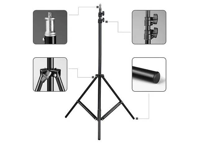 Штатив-тринога STAND 2,15м для кольцевых ламп