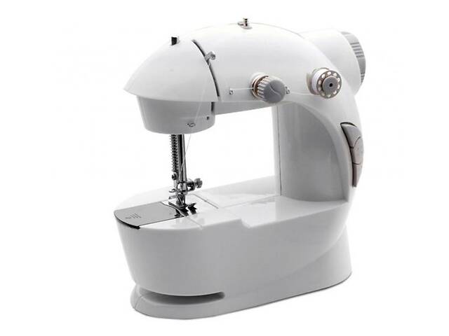 Швейная машинка Mini Sewing Machine 4 in 1 с педалью Белый (hub_np2_0985)