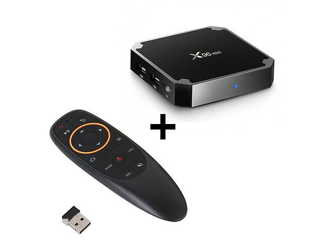 Смарт тв приставка - X96 Mini 2/16 GB Smart TV Android Черная + Пульт g10