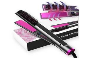 Современный выпрямитель для волос 3в1 Hair Straightener Серебристый (HS_366)