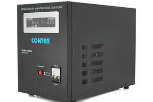 Стабилизатор напряжения релейный Conter SVRH-15000VA/10500W однофазный, напольного монтажа, LED дисплей, DC150-270V...