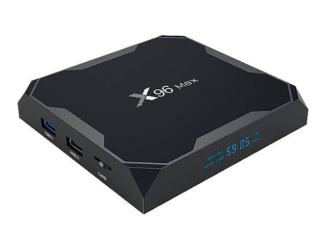 Стационарный медиаплеер (смарт ТВ приставка) Vontar X96 Max Plus 2GB/16GB черный (X96 Max Plus (2/16)_1350)