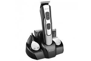 Стайлер триммер аккумуляторный 10 в 1 машинка для стрижки волос бритва бритья GEMEI GM-592 PRO Черно-серый