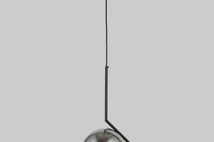 Стеклянный подвес с шаром 20 см Lightled 916-3815-1 BK+BK