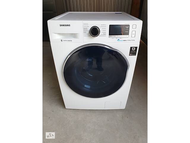 Стиральная машина SAMSUNG 8/6 KG с сушкой/WD80J6400AW