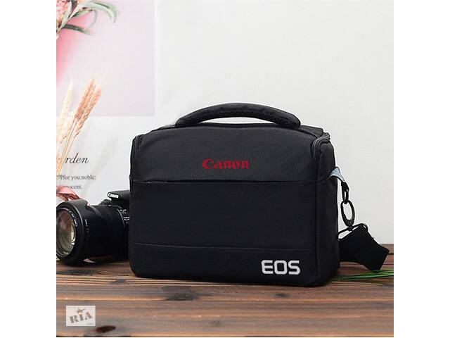 Сумка для фотоаппарата Canon EOS, противоударный чехол Кенон Черный (IBF062B1)