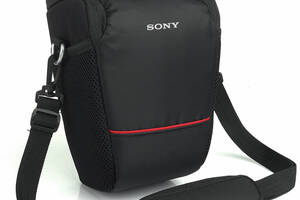 Сумка для фотоаппарата Sony Альфа противоударная Черный с красным ( IBF061BRO )