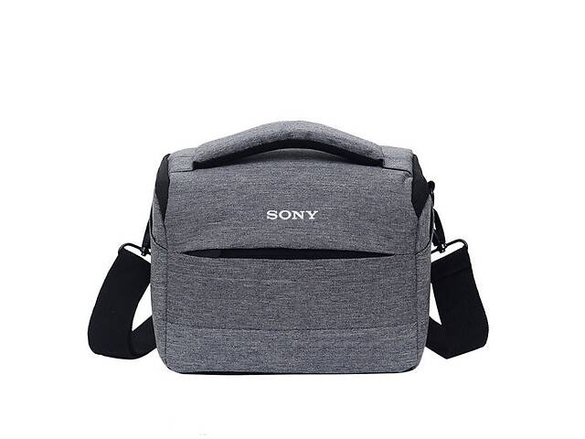 Сумка для фотоаппарата Sony α противоударный чехол Sony Alpha Серый с черным (IBF064SB)